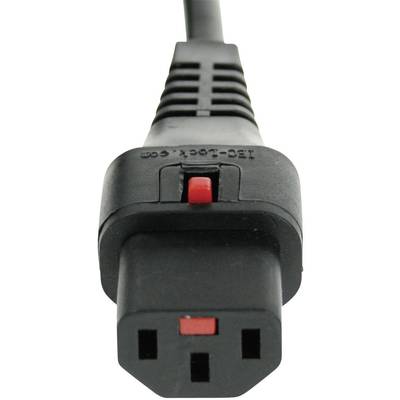 Kash KASH IEC cable IEC C13 socket  - PG right-angle plug  Black 3.00 m 1 pc(s) 