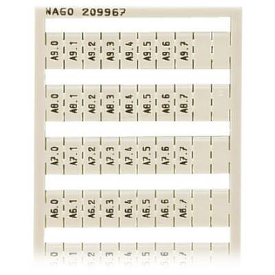 Microfiche card with row numbers 'A9.0' to 'A7.0' in the top left and 'A6.5' to 'A1.7' in the bottom left. Horizontal dividing lines in between.