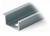 Metal profile with a C-shaped cross-section, typically used as a mounting element in building construction.