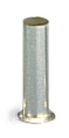 A silver metal pin with a flat head and a broad base. It could serve as a fastening element or mechanical connection.