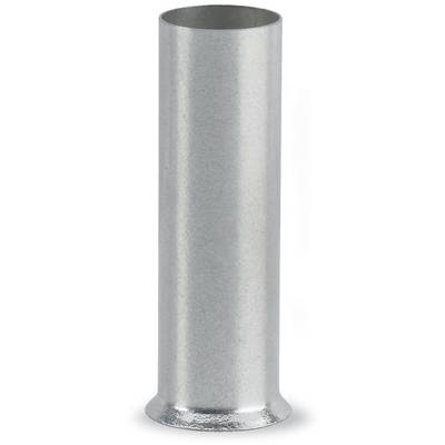 A cylindrical, silver-coloured metal tube with an open end and a slight flange at the base.