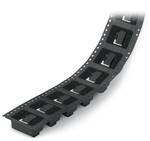 Terminal strips with additional suction pad in tape-and-reel packaging acc. to IEC 60286-3