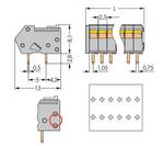 1-conductor PCB terminal strip