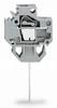 WAGO 226-102 Spring-loaded terminal 4.00 mm² Number of pins 1 Grey 150 pc(s)