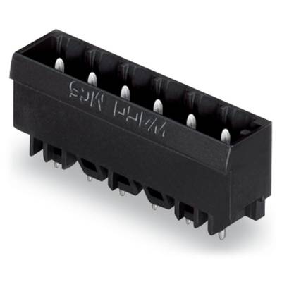 'Electrical plug connector in black colour with multiple metal pins, for connecting cables or electronic devices.'