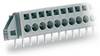 WAGO 231-602/017-000 Spring-loaded terminal Number of pins 2 Grey 100 pc(s)