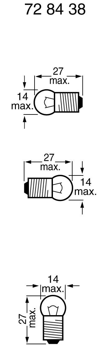 Barthelme 00660606 Bicycle light bulb 6 V 0.60 W Clear 1 pc(s)-1