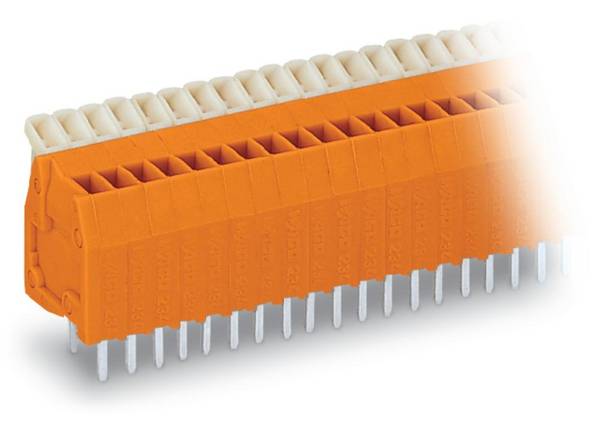 WAGO 234-510 Spring-loaded terminal 0.50 mm² Number of pins 10 Orange 180 pc(s)