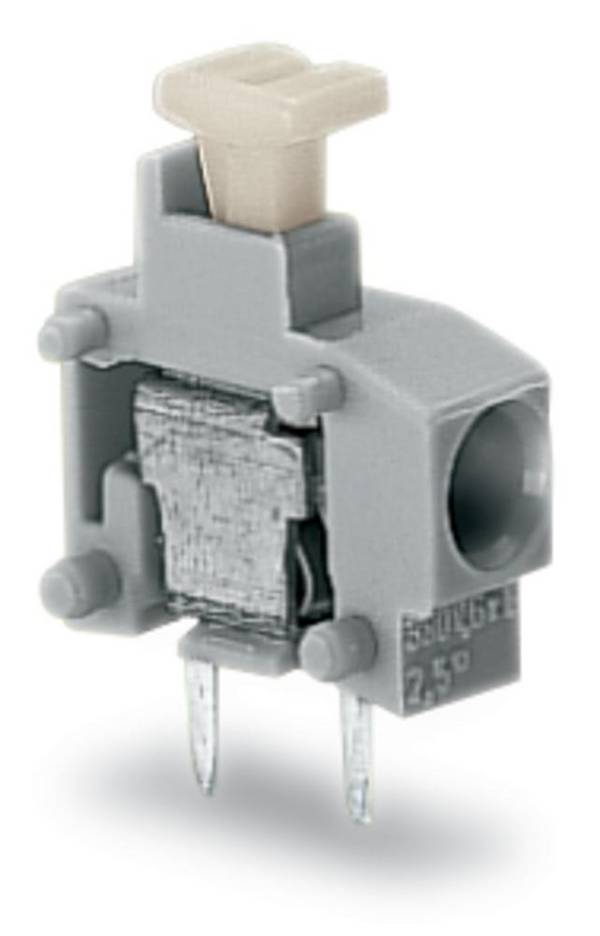 WAGO 235-401/332-000 Spring-loaded terminal 0.75 mm² Number of pins 1 Grey 800 pc(s)