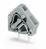 WAGO 236-101 Spring-loaded terminal 2.50 mm² Number of pins 1 Grey 600 pc(s)