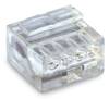 WAGO 243-144 Screw terminal flexible: - fixed: 0.13-0.2 mm² Number of pins: 4 1000 pc(s) Transparent