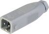 Hirschmann 932 038-106-200 Mains connector STAS Plug, straight Total number of pins: 2 + PE 16 A Grey 200 pc(s)