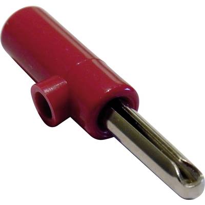 Schnepp  Jack plug Plug, straight Pin diameter: 4 mm Red 1 pc(s) 
