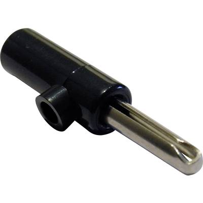 Schnepp  Jack plug Plug, straight Pin diameter: 4 mm Black 1 pc(s) 