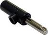 Schnepp Jack plug Plug, straight Pin diameter: 4 mm Black 1 pc(s)