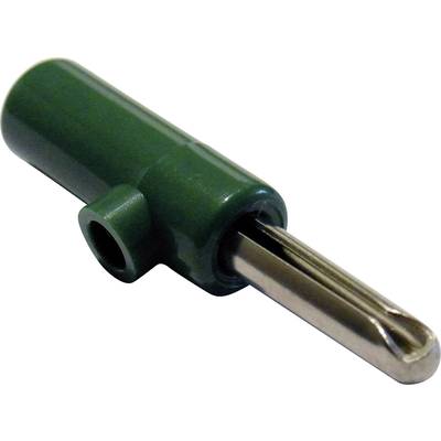 Schnepp  Jack plug Plug, straight Pin diameter: 4 mm Green 1 pc(s) 