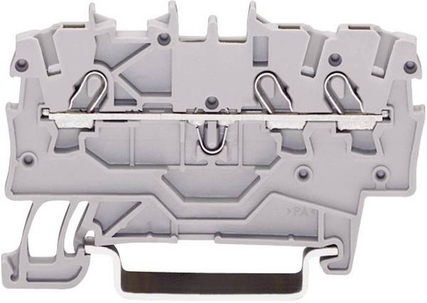 WAGO 2000-1301 Continuity 3.50 mm Pull spring Configuration: L Grey 1 pc(s)