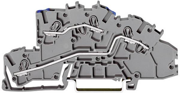 WAGO 2003-7649 Industrial terminal block 5.20 mm Pull spring Configuration: N, L Grey 1 pc(s)