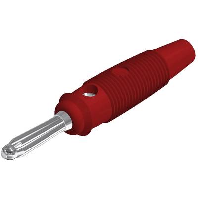 SKS Hirschmann BUELA 20 K Banana plug Plug, straight Pin diameter: 4 mm Red 1 pc(s) 