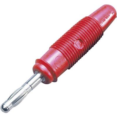 SKS Hirschmann LAS 30 Straight blade plug Plug, straight Pin diameter: 4 mm Red 1 pc(s) 