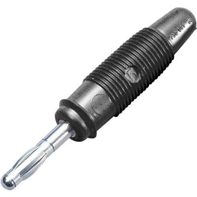 SKS Hirschmann LAS 30 Straight blade plug Plug, straight Pin diameter: 4 mm Black 1 pc(s) 