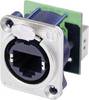 Neutrik NE8FDP NE8FDP RJ45 Data Connector EtherCon D Series 8P8C RJ45 Socket, straight Nickel