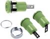Stäubli SLB4-F/A Safety jack socket Socket, built-in Pin diameter: 4 mm Green 1 pc(s) Piece