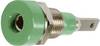 Stäubli LB-I2R Jack socket Socket, vertical vertical Pin diameter: 2 mm Green 1 pc(s)