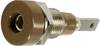 Stäubli LB-I2R Jack socket Socket, vertical vertical Pin diameter: 2 mm Brown 1 pc(s)