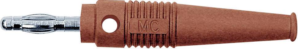 Stäubli L-41Q Straight blade plug Plug, straight Pin diameter: 4 mm Red 1 pc(s)-0