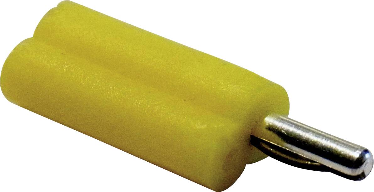 Schnepp F 2020 Banana plug Plug, straight Pin diameter: 2 mm Yellow 1 pc(s)