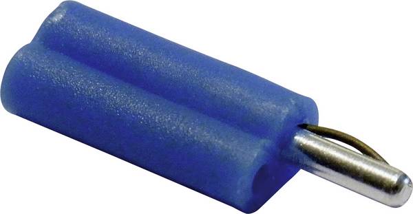 Schnepp F 2020 Banana plug Plug, straight Pin diameter: 2 mm Blue 1 pc(s)