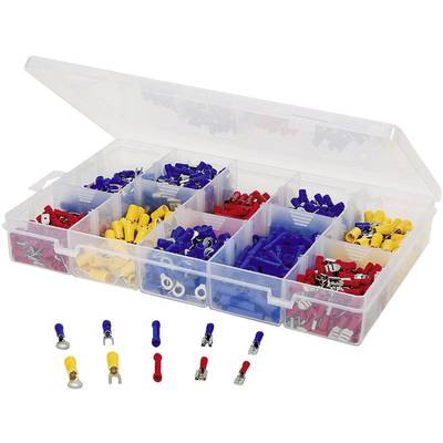 TRU COMPONENTS 731306 Crimp connector set 0.50 mm² 2.50 mm² Blue, Yellow, Red 1000 pc(s) 