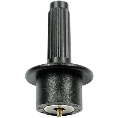 Stäubli MSA/SHZ-CATIV Two-way adapter Spring-loaded contact pin - 4 mm socket Black 1 pc(s) 