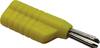 Banana plug Plug, straight Pin diameter: 4 mm Yellow Schnepp N 4041 L 1 pc(s)