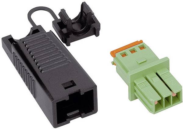 WAGO 893-1002 Mains connector WINSTA KNX Socket, straight Total number of pins: 2 3 A Green 1 pc(s) Piece