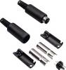 TRU COMPONENTS 1578798 Mini DIN connector Plug, straight Number of pins: 6 1 pc(s)