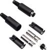 TRU COMPONENTS 1578980 Mini DIN connector Plug, straight Number of pins: 7 1 pc(s)