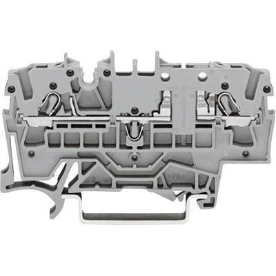 WAGO 2002-1661 Base terminal 5.20 mm Pull spring Configuration: L Grey 1 pc(s)