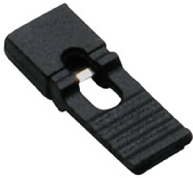 TRU COMPONENTS TC-2521030 Shorting jumper Contact spacing: 2.54 mm Pins per row:2 Content: 100 pc(s)