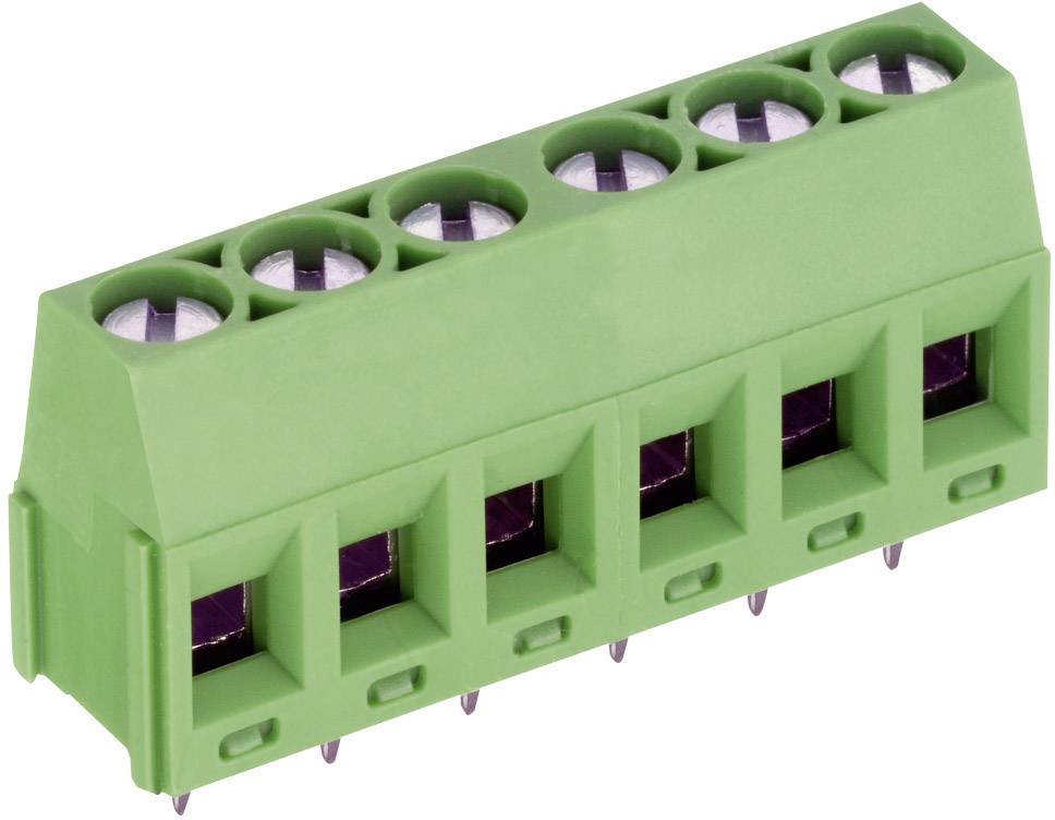 PTR Hartmann 50350040005F Screw terminal 1.50 mmΓö¼Γûô Number of pins 4 Green 1 pc(s)