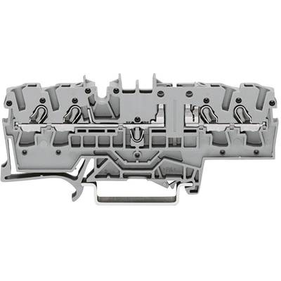 WAGO 2002-1861 Base terminal 5.20 mm Pull spring Configuration: L Grey 1 pc(s)