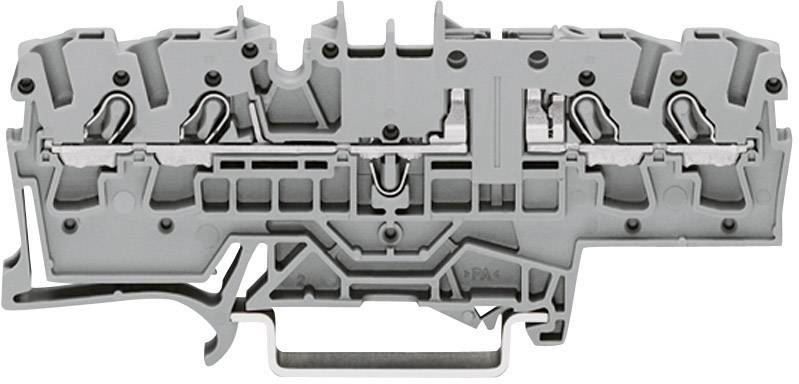 WAGO 2002-1861 Base terminal 5.20 mm Pull spring Configuration: L Grey 1 pc(s)