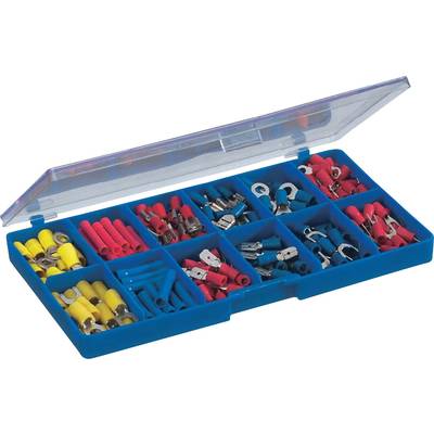 TRU COMPONENTS 732038-230 Crimp connector set 0.50 mm² 2.50 mm² Blue, Yellow, Red 230 pc(s) 