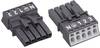 WAGO 890-205 Mains connector WINSTA MINI Socket, straight Total number of pins: 4 + PE 16 A Black 1 pc(s)