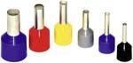 Wire-end sleeves with plastic collars