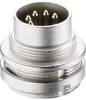 Lumberg 0314 03 DIN connector Plug, vertical mount Number of pins: 3 Silver 1 pc(s)