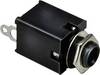 BKL Electronic 1109030 6.35 mm audio jack Socket, vertical vertical Number of pins: 2 Mono Silver 1 pc(s)