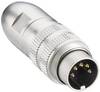Lumberg 0332 05 DIN connector Plug, straight Number of pins: 5 Silver 1 pc(s)