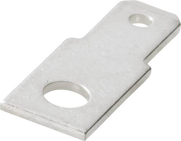 Vogt Verbindungstechnik 381408.67 Blade connector Connector width: 4.8 mm Connector thickness: 0.8 mm 180 ° Not insulated Metal 1 pc(s)
